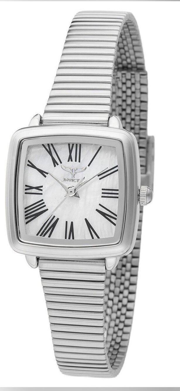 Invicta Celestial I Women’s Watch 28mm Silver Tone Mother Of Pearl Dial 69084